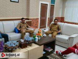 Wakil Bupati Pesisir Selatan Rudi Hariansyah Menerima Kunjungan Ikram Al Ghaffiri Kiper Timnas Indonesia U 16 Asal Jinang Tarusan