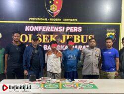 Bravo! Tim Laba-Laba Polsek Jebus Tangkap Perjudian Jenis Dadu di Desa Teluk Limau