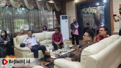 Sekda Thamrin Hadiri Kick Off Pembangunan Sarana Penunjang Kegiatan UMKM Kawasan Menara Siger Lampung Selatan