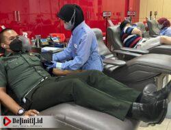 Peduli Kemanusiaan, Mayor CPM Adrian Nasution Lakukan Donor Darah