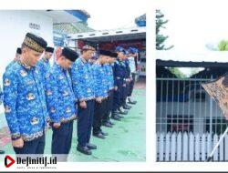 Peringati Momen 10 November, 3 Warga Binaan Lapas Kalianda Kibarkan Bendera Merah Putih