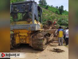PT Pabrik Gula Gorontalo Kerahkan Alat Berat Bantu Bencana Longsor di Kecamatan Bilato