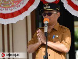 Bupati Gorut Terima dan Lepas Kirab Pemilu 2024