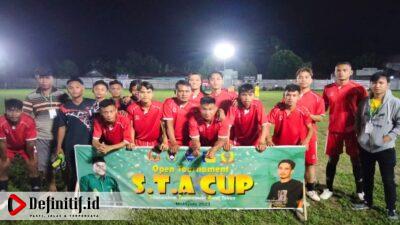 Runner-up Grup B, Barry Prima OK FC Lolos ke 8 Besar Turnamen S.T.A Mohiyolo Cup