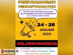Panwaslu Kecamatan Gantarang Umumkan Perpanjangan Masa Pendaftaran PKD untuk Pemilihan Umum Serentak Tahun 2024, Berikut Cara dan Syarat Pendaftarannya