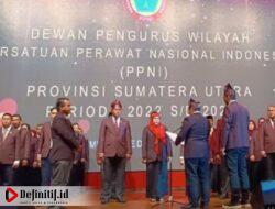 Mahsur Al Hazkiyani, Ketua DPW PPNI Sumut Periode 2022-2027 Dilantik Ketua Umum DPP PPNI Harif Fadillah