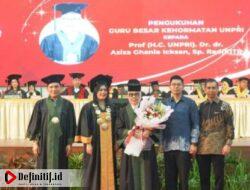 Prof Dr dr Aziza Ghanie Icksan Resmi Guru Besar Kehormatan UNPRI