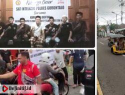 Menyemarakkan Ramadhan dan Berbagi Berkah, Sat Intelkam Polres Gorontalo bersama Komunitas Bentor Berbagi Takjil Bagi Pengguna Jalan