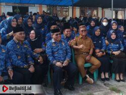 Hari ini Penerimaan SK P3K untuk Nakes dan Guru Gorut, Halaman SMP 1 Kwandang Membiru