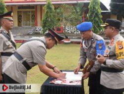 Kapolres Pimpin Upacara Pelantikan Kabag dan Sertijab Kasat, Perwira Polres Bulukumba