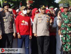 Puncak Acara Pembagian 10 Juta Bendera Berjalan Kondusif, Kapolres: Terima Kasih Masyarakat Bulukumba