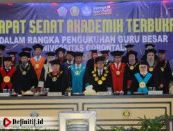 Sejarah Baru! Universitas Gorontalo Lahirkan Dua Guru Besar, Ada Rajawali Pendidikan