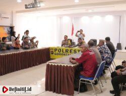 Polresta Gorontalo Kota Gelar Press Release Akhir Tahun 2023