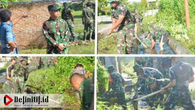 Kolonel Mustamin Pimpin Langsung Kerja Bhakti di Wumialo, Kecamatan Kota Tengah