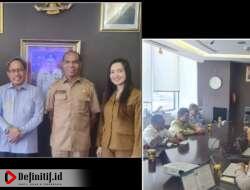 Direktur BLUD RSUD ZUS dan Sekda Gorut Konsultasi di Kemendagri terkait Penganggaran BLUD