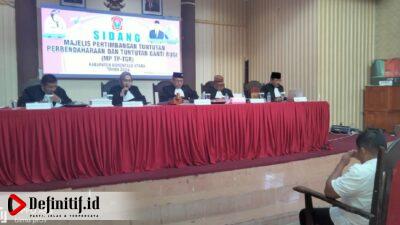 Majelis Pertimbangan TP TGR Gorut Sidang 475 Tertuntut