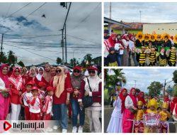 Karnaval Telaga Penuhi Jalan, Sekcam Ajak Warga Kobarkan Semangat Kemerdekaan