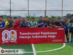 Futsal Antar Bidang Meriahkan Rangkaian HUT ke-80 Kejaksaan di Kejari Kabupaten Gorontalo