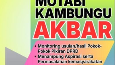 DPRD Gorontalo Utara Hadir di Motabi Kambungu Akbar Monano, Pantau Pokir dan Serap Aspirasi Warga