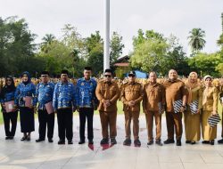 Bupati Sofyan Puhi Pimpin Apel Perdana Usai Lebaran, Tekankan Peningkatan Kinerja ASN