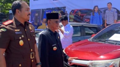 Puluhan Kendaraan Dinas Senilai Rp1,67 Miliar Kembali ke Pemkab Bone Bolango