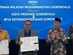 BPJS Ketenagakerjaan dan Muhammadiyah Gorontalo Teken MoU, Perluas Perlindungan Jaminan Sosial bagi Warga Muhammadiyah