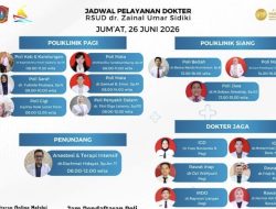 RSUD ZUS Kembali Publikasikan Jadwal Pelayanan Dokter, Permudah Masyarakat Akses Layanan Kesehatan