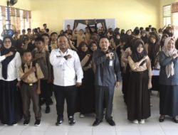 PA Suwawa dan KemenHAM Edukasi Ratusan Pelajar SMPN 1 Botupingge Cegah Pernikahan Dini