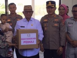 Pemkab Bone Bolango dan Bhayangkari Perkuat Kepedulian Sosial Lewat Bhakti Kesehatan dan Bantuan untuk Warga
