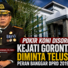 Pokir KONI Disorot, Kejati Gorontalo Didesak Telusuri Peran Banggar DPRD 2019–2024