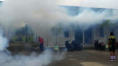 Korem 133/Nani Wartabone dan Dikes Kabgor Lakukan Fogging 