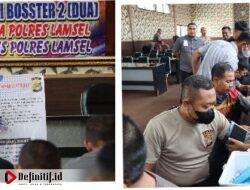 Anggota Polres Lampung Selatan Vaksin Booster Kedua Dan Edukasi Kesehatan