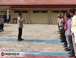 Polres Lampung Selatan Lakukan Pemeriksaan Senpi Personel