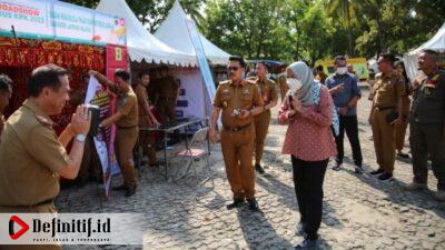 Menyambut Kegiatan Road Show Bus KPK, Jajaran Pemerintah Daerah Bersama Tim KPK Meninjau Lokasi Kegiatan