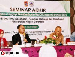 Pemkab Gorut Gelar Seminar Akhir Kajian Faktor Resiko Tingginya Kasus Kematian Ibu dan Anak