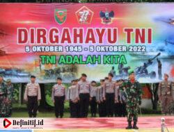 Kodim 0421/LS Gelar Upacara Peringatan HUT Ke-77 TNI Tahun 2022