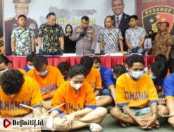 15 Tersangka Sindikat Curanmor Antar Kota Diringkus Polda Jatim