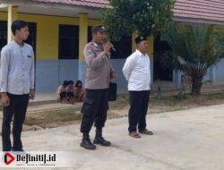 Bripka Ratijo Tatap Muka dengan Siswa MBS Candipuro saat Upacara HGN