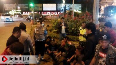 Ciptakan Keamanan dan Ketertiban, Personel Polsek, TNI dan Pol PP Natar Laksanakan Patroli Gabungan