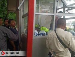 Puluhan Pemuda Mengamuk, Bacok Satpam dan Merusak Pos