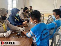 Sidokkes Polres Lamsel Lakukan Vaksin Covid-19 di Rutan Way Huwi