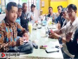 L.A.B dan Wartawan Ngopi Bareng di Markas Warung Bang AL, Bentuk Jalin Sinergitas