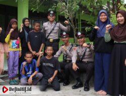 Siswa Lajta Diktukba Polri Gelombang II Kunjungi Panti Asuhan Harapan Bangsa Kedaton