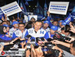 Jalan Kaki ke KPU Diiringi Ratusan Kader, AHY: Kami Siap Ikut Pemilu, Perjuangkan Perubahan dan Perbaikan