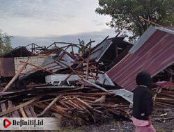 Sejumlah Rumah di Dusun Sawagi Rusak Parah Akibat Terjangan Anging Puting Beliung