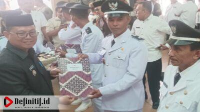 Lantik Sejumlah Kades Terpilih Hasil Pilkades Serentak, Bupati Thariq Ingatkan Ini