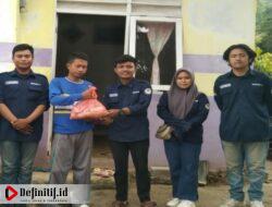 Kunjungi Korban Banjir Gorut, Himpunan Mahasiswa Sosiologi Serahkan Bantuan