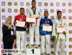 Personel Polresta Gorontalo Kota Raih Medali Emas dalam Kejuaraan Taekwondo antar Dojang se-Provinsi Gorontalo