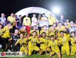 Bupati Thariq Resmi Tutup Turnamen Sepak Bola Bupati Ceria Cup I