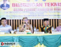 Bupati Thariq Minta BPD dan Kades Tidak Saling Menjatuhkan